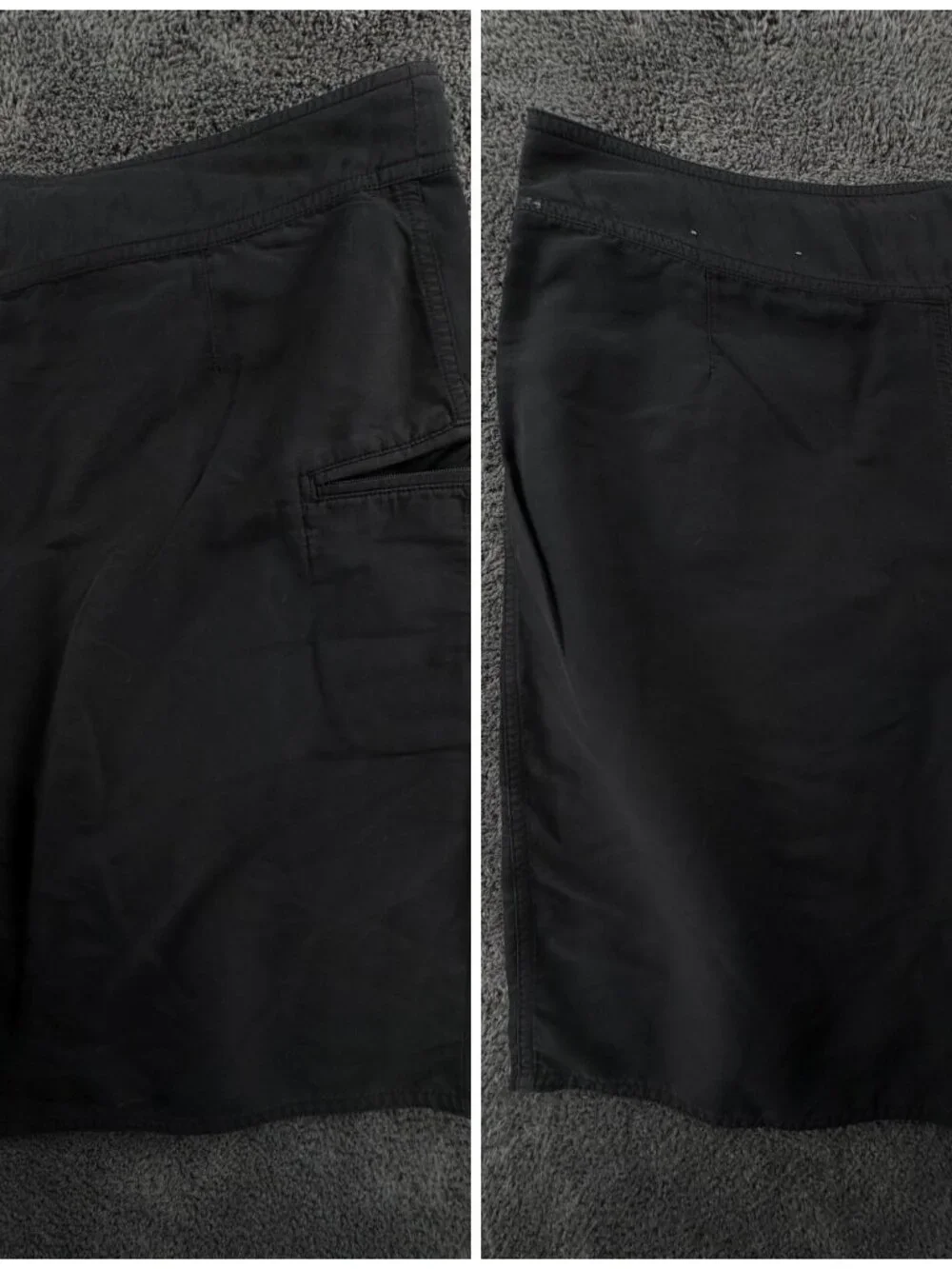 Patagonia Swim Trunk Men Board Shorts Adult Swimming Size 35 Nylon Dark Gray